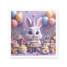 Coelho Adorável Comemora Aniversário