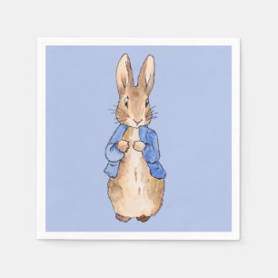 Guardanapo De Papel Coelho clássico de jaqueta azul