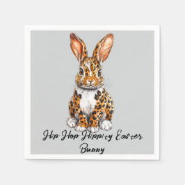Guardanapo De Papel Coelho Único com Leopardo Superado