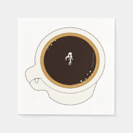 Guardanapo De Papel Coffee Cup Diver