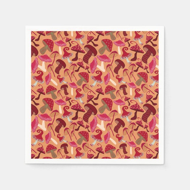Guardanapo De Papel Cogumelos Cujos (Frente)