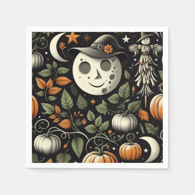 Guardanapo De Papel Coisas assustadoras (Frente)