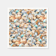Colagem de conchas de diamante vieira chic