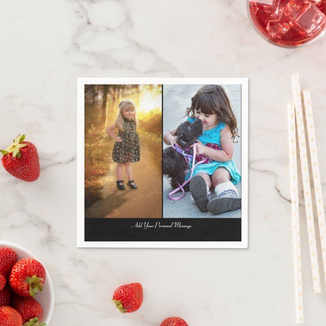 Guardanapo De Papel Colagem de Fotografias do Design 2 (Insitu)