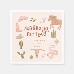 Guardanapo De Papel Colar Para Cima Para Chá de panela Rosa De Amor