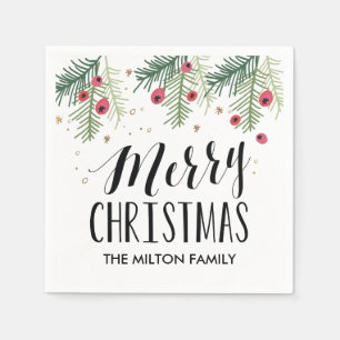 Guardanapo De Papel Coleção de Berry de feliz