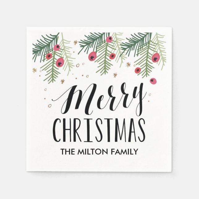 Guardanapo De Papel Coleção de Berry de feliz (Frente)