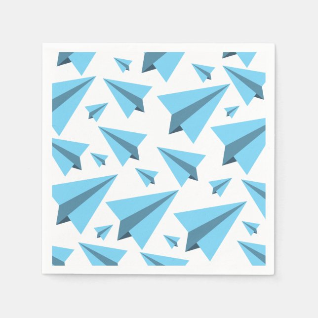 Guardanapo De Papel Coleção de Festas de Aviões! (Frente)