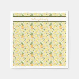 Guardanapo De Papel Coleção de padrões da fruta - Ananases