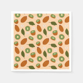 Guardanapo De Papel Coleção de padrões da fruta - Kiwi
