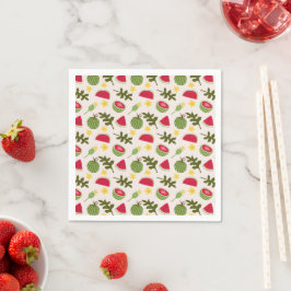 Guardanapo De Papel Coleção de padrões da fruta - Melancia