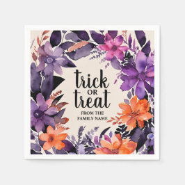 Guardanapo De Papel Coleção de Terra Floral de Spooky Elegance Hallowe