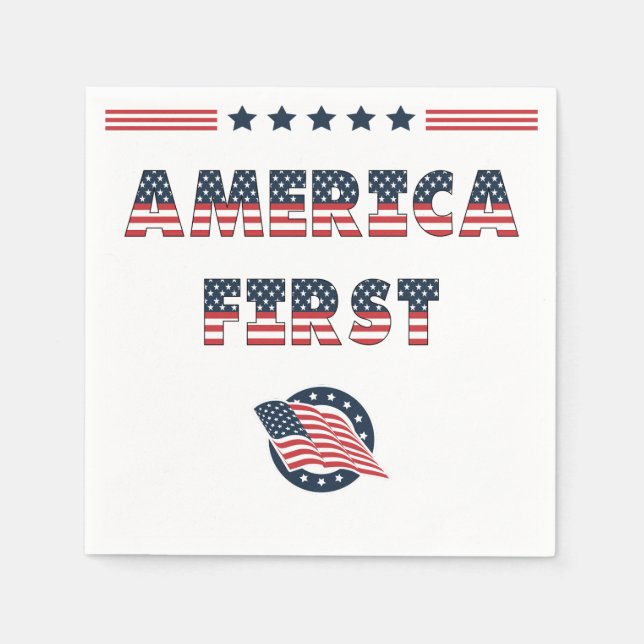 Guardanapo De Papel Coleção do Partido das Eleições dos EUA! (Frente)