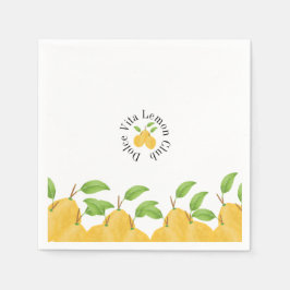 Guardanapo De Papel Coleção Lemon Bloom