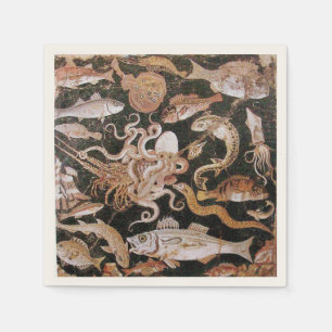 GUARDANAPO DE PAPEL COLEÇÃO POMPEII / OCEANO - CENA DE VIDA MARÍTIM
