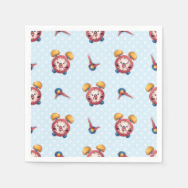 Guardanapo De Papel Coleção Smart Clock - Azul