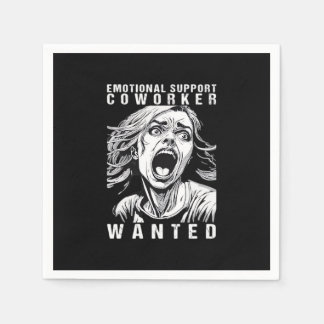 Guardanapo De Papel Colega de Ajuda Emocional - Esvaziamento de Escrit