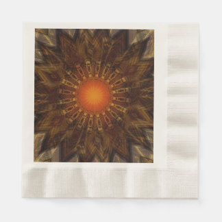 Guardanapo De Papel colheita reunindo luz solar
