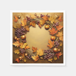 Guardanapo De Papel Colheita Russa: Colheita de Wreath