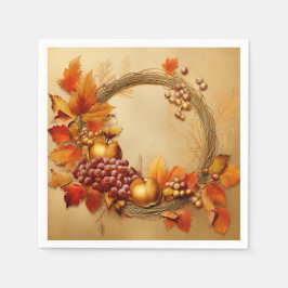 Guardanapo De Papel Colheita Russa: Colheita de Wreath