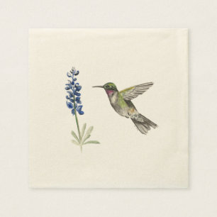Guardanapo De Papel Colibri e Bluebonnet