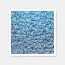 Guardanapo De Papel Colírio suave em vidro azul