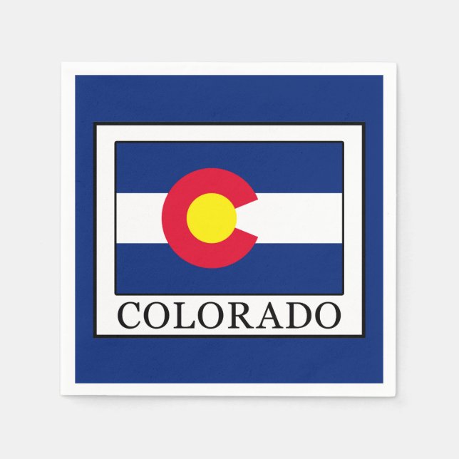 Guardanapo De Papel Colorado (Frente)