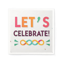 Colorful Confetti “Let’s Celebrate!” Party Design