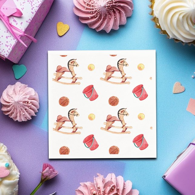 Guardanapo De Papel Colorful Playground Birthday Party (Criador carregado)
