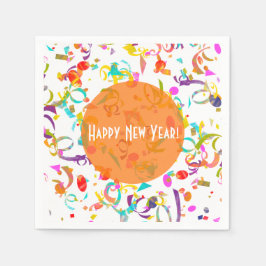 Guardanapo De Papel Colorida Confetti Toss Trabalho de arte