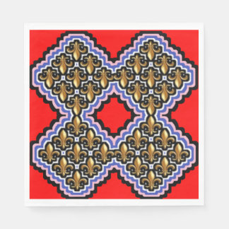 Guardanapo De Papel Colorida Design Digital 3D Luncheon Napkins - Perf