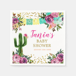 Guardanapo de papel Colorido Taco Mexicano sobre A