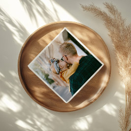 Guardanapo de papel com 1 foto personalizada