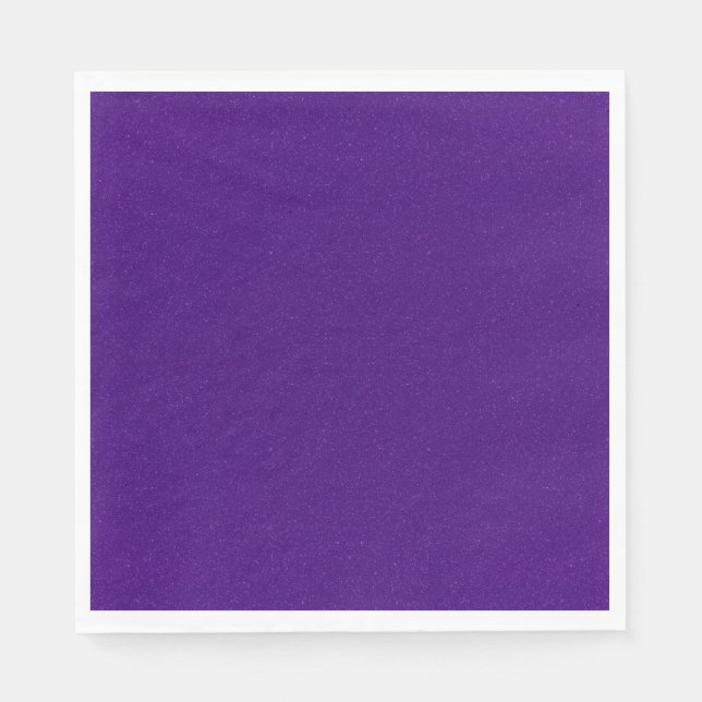 Guardanapo de papel com efeito glitter roxo person (Frente)