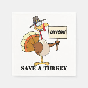 Guardanapo De Papel Coma Pork Save A Turkey