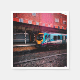 Guardanapo De Papel Comboio azul claro