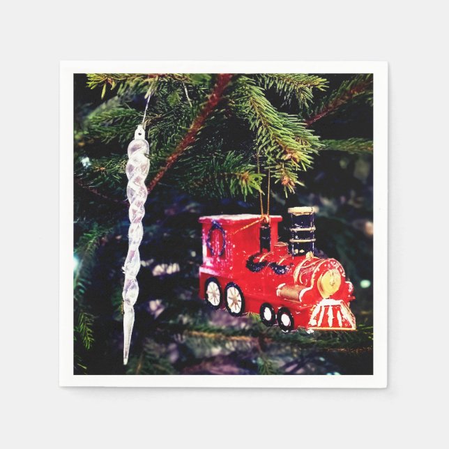 Guardanapo De Papel Comboio e gelo (Frente)