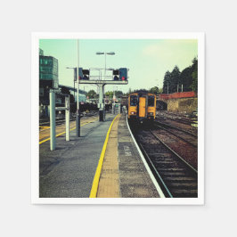 Guardanapo De Papel Comboio nas vias