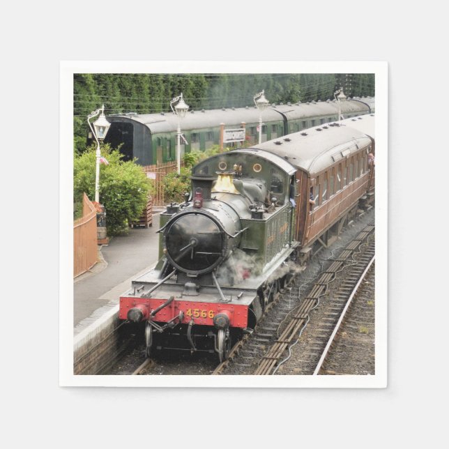 GUARDANAPO DE PAPEL COMBOIOS DE VAPOR (Frente)