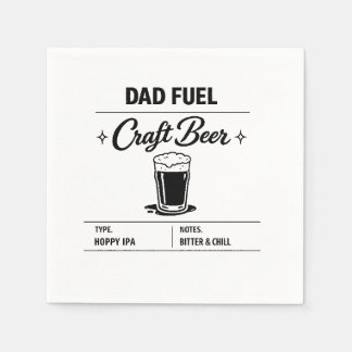 Guardanapo De Papel Combustível do Papai – Cerveja Artesanal Dia dos P