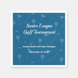 Guardanapo De Papel Começar com Estilo - Louças para Festa de Golfe