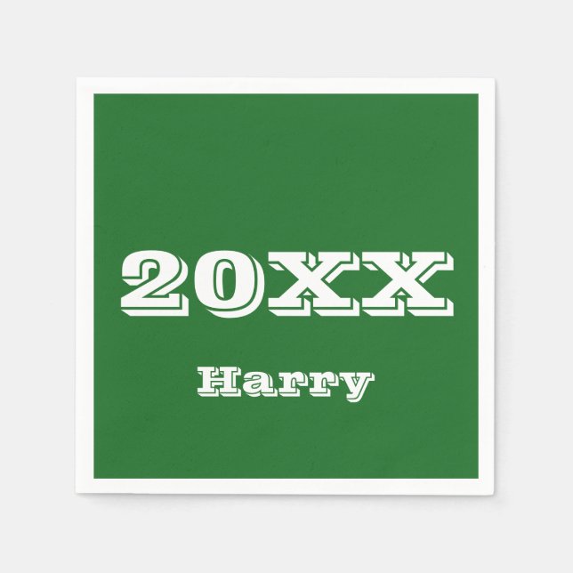 Guardanapo De Papel Começo de Graduação Napkins Personalizado (Frente)