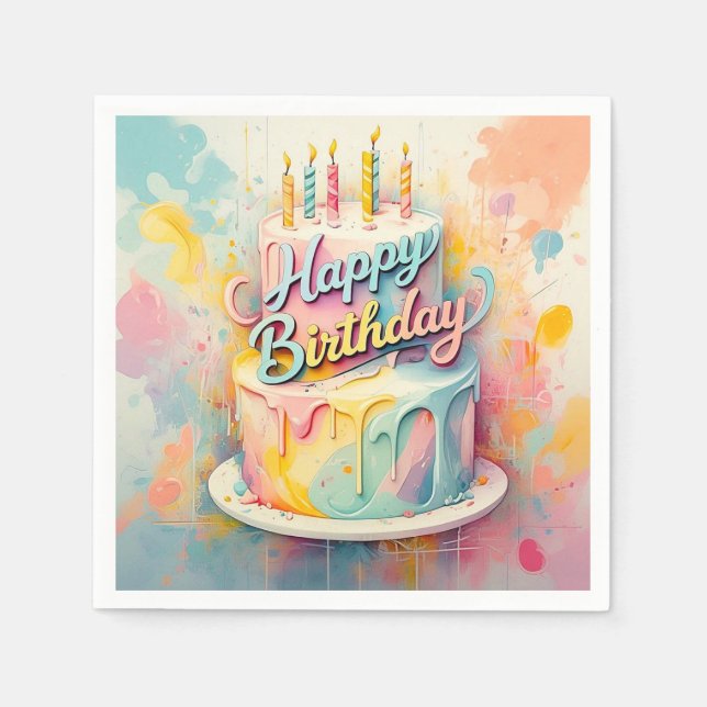 GUARDANAPO DE PAPEL " COMEMORAÇÃO DOCE " (Frente)