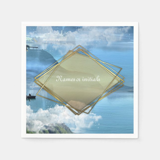 Guardanapo De Papel Comemorações norueguesas (Frente)