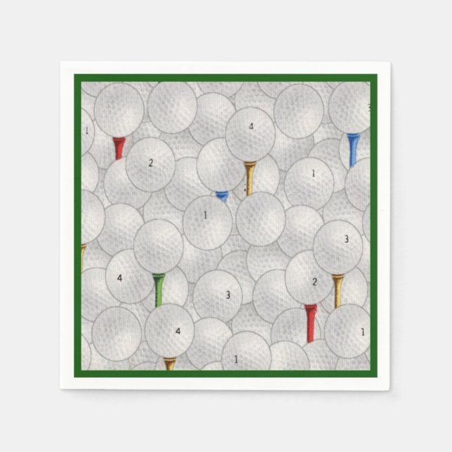 Guardanapo De Papel Comer Golf do Sono (Frente)