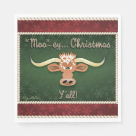 Guardanapo De Papel Comical Longhorn Steer