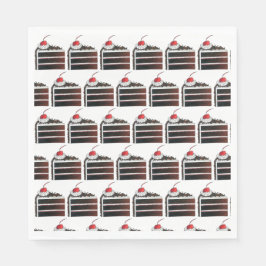 Guardanapo De Papel Comida de Festa de aniversário de Bolo da Floresta