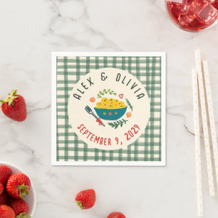 Guardanapo De Papel Comida Italiana That's Amore Casamento Personaliza