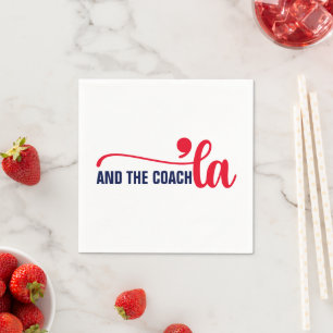 Guardanapo De Papel Comma la & Coach Kamala Harris Coach