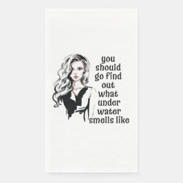 Guardanapo De Papel Como é o cheiro submarino